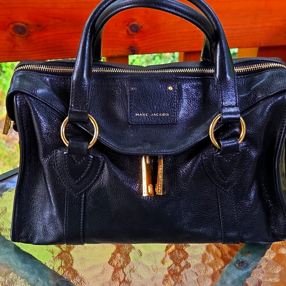 authentic MARC JACOBS Goatskin Wellington Fulton Satchel